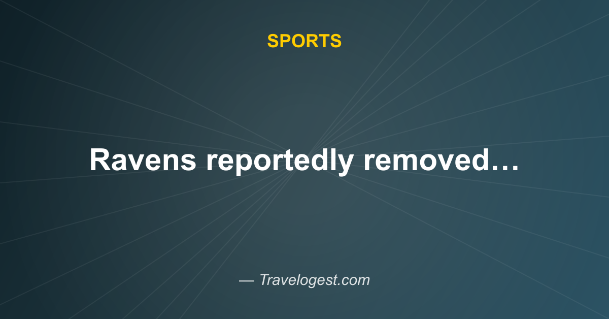 Ravens reportedly removed ping pong tables from locker room - NBC Sports - Travelogest